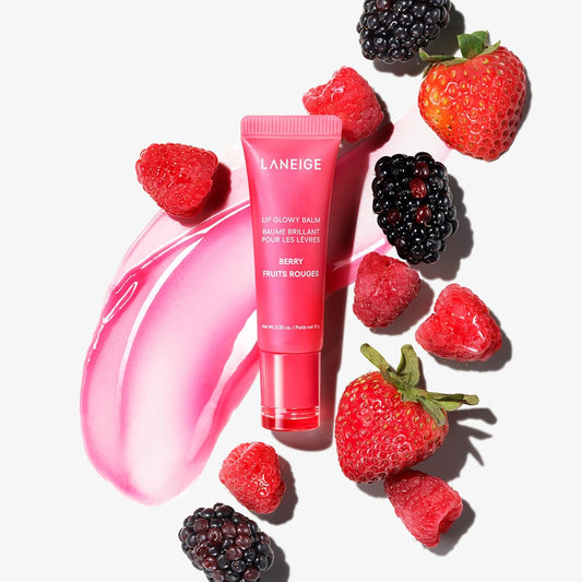 LANEIGE Lip Glowy Balm: Sheer Tinted Lip Moisturizer with Shea Butter