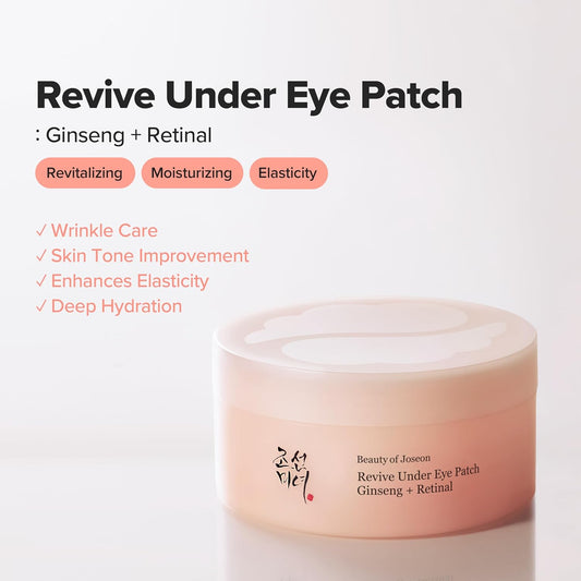 Beauty of Joseon Revive Under Eye Patch Retinal Ginseng for Puffy Under Eye