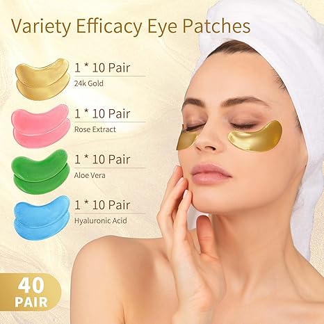 Under Eye Patches, 40 Pairs Eye Mask for Dark Circles