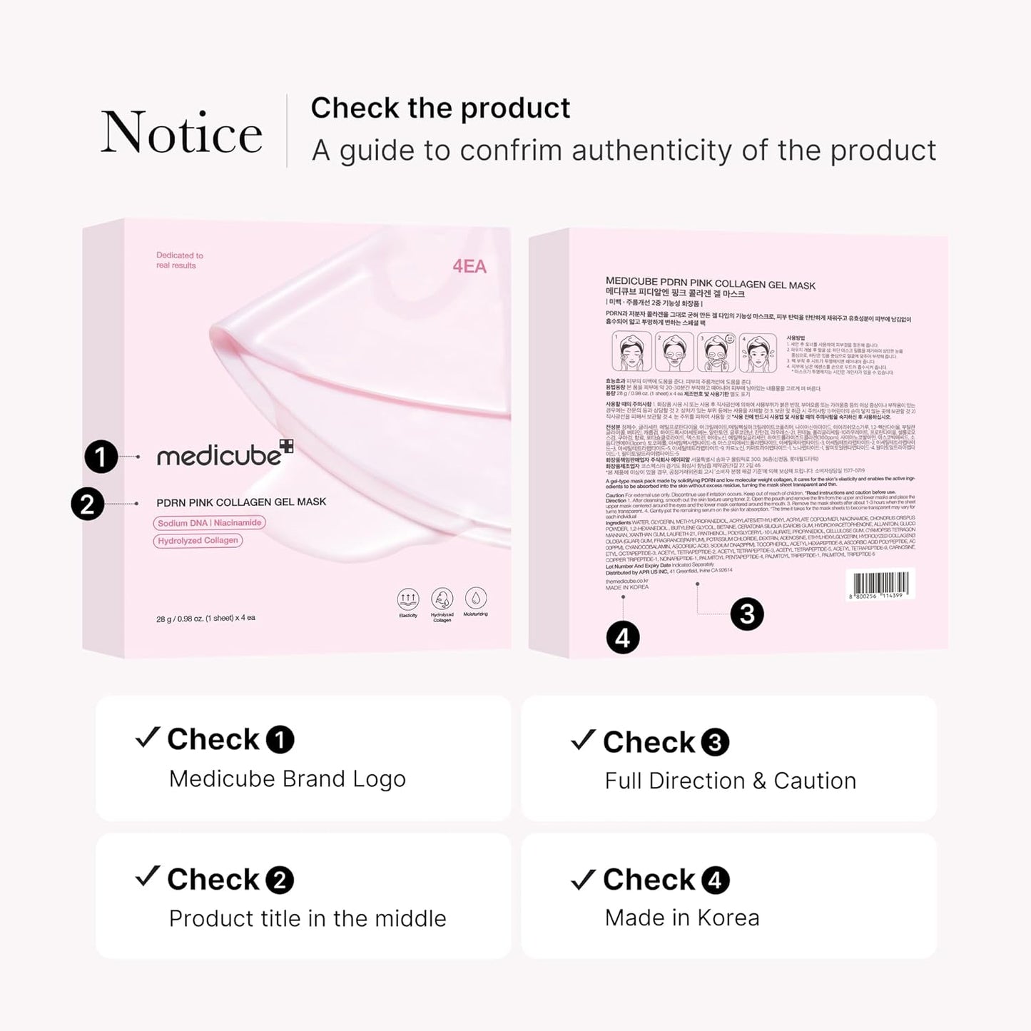 Medicube Jelly Gel Mask with Salmon DNA PDRN Pink Collagen