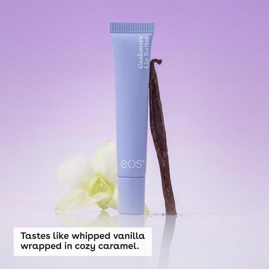 eos Cashmere Lip Butter - Vanilla Cashmere, Plumping Peptides, Smoothing