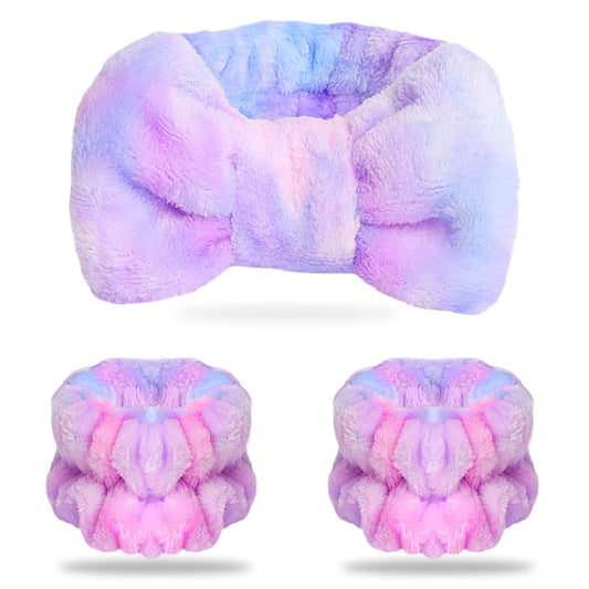 WSYUB Spa Headband and Wristbands for Face Washing, Party Supplies