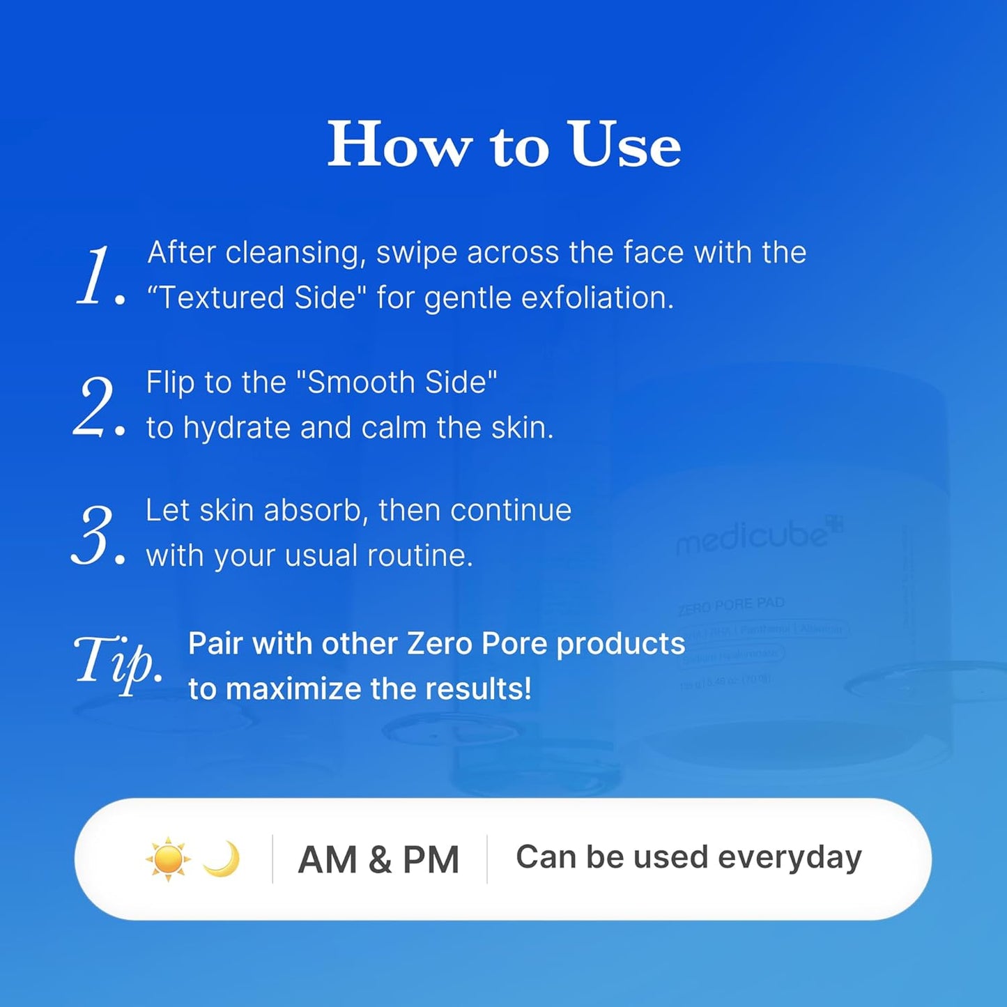 medicube Toner Pads Zero Pore Pad 2.0