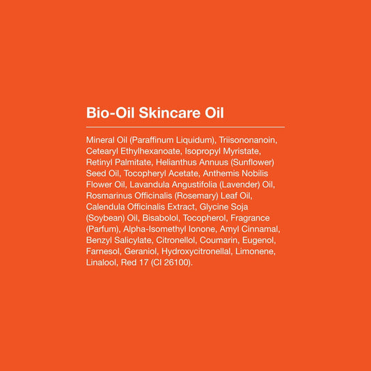Bio-Oil Skincare Body Oil Serum, Face and Body Moisturizer with Vitamin E & A, for Scars