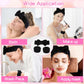 WSYUB Makeup Headbands, 1pcs Black Spa Headband Fluffy Bow
