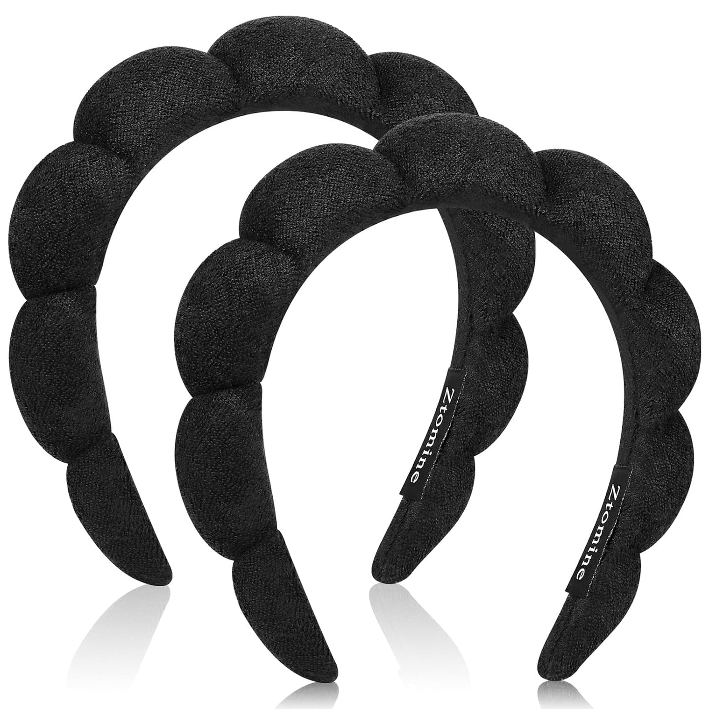 Spa Headbands for Washing Face or Facial, Set of 2