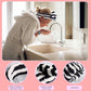 WSYUB Spa Headband and Wristbands for Face Washing, Black and White
