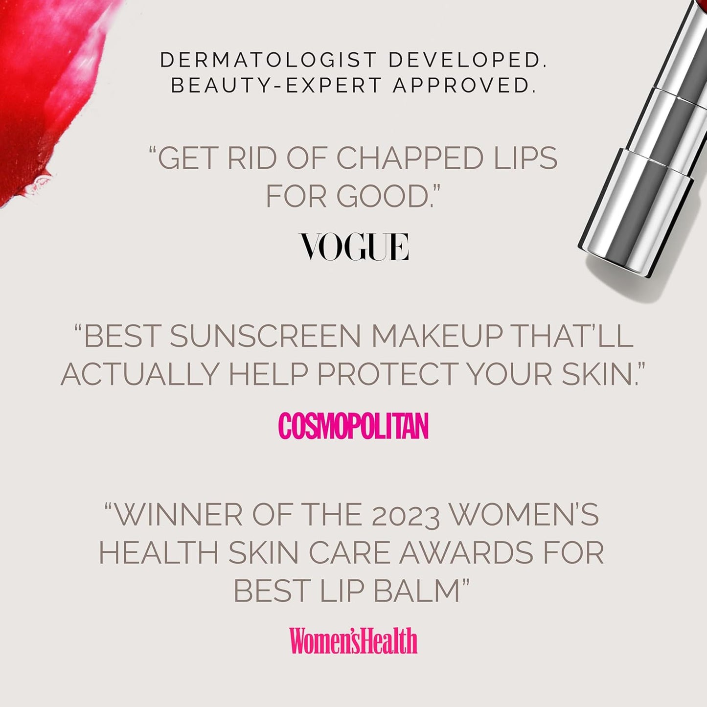 MDSolarSciences Tinted Sheer Lip Balm SPF 30 | Hydrating Lip Sunscreen (Blush)