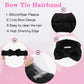 WSYUB Makeup Headbands, 1pcs Black Spa Headband Fluffy Bow