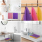 UJFQBH African Bath Sponge Set (3-Pack) | Exfoliating Net Body Scrubber