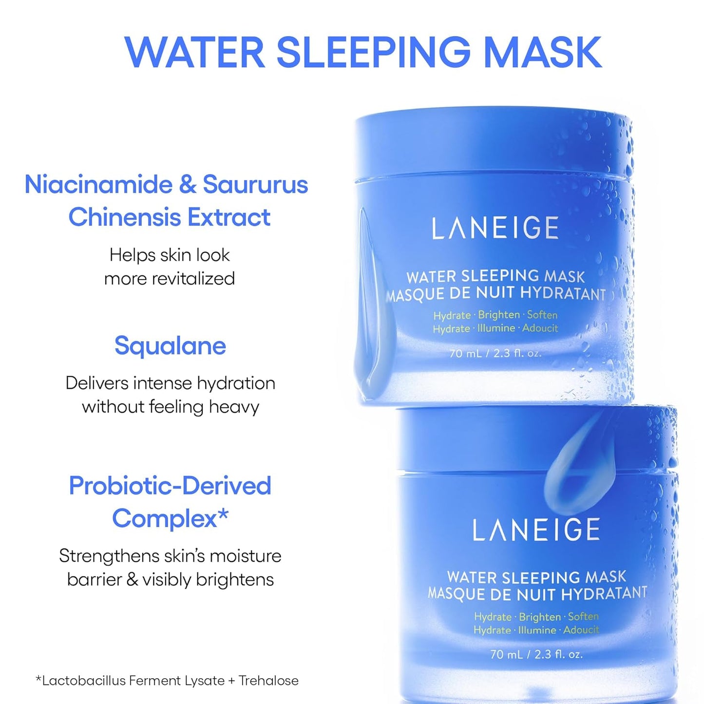 LANEIGE Water Bank Blue Hyaluronic Cream Moisturizer