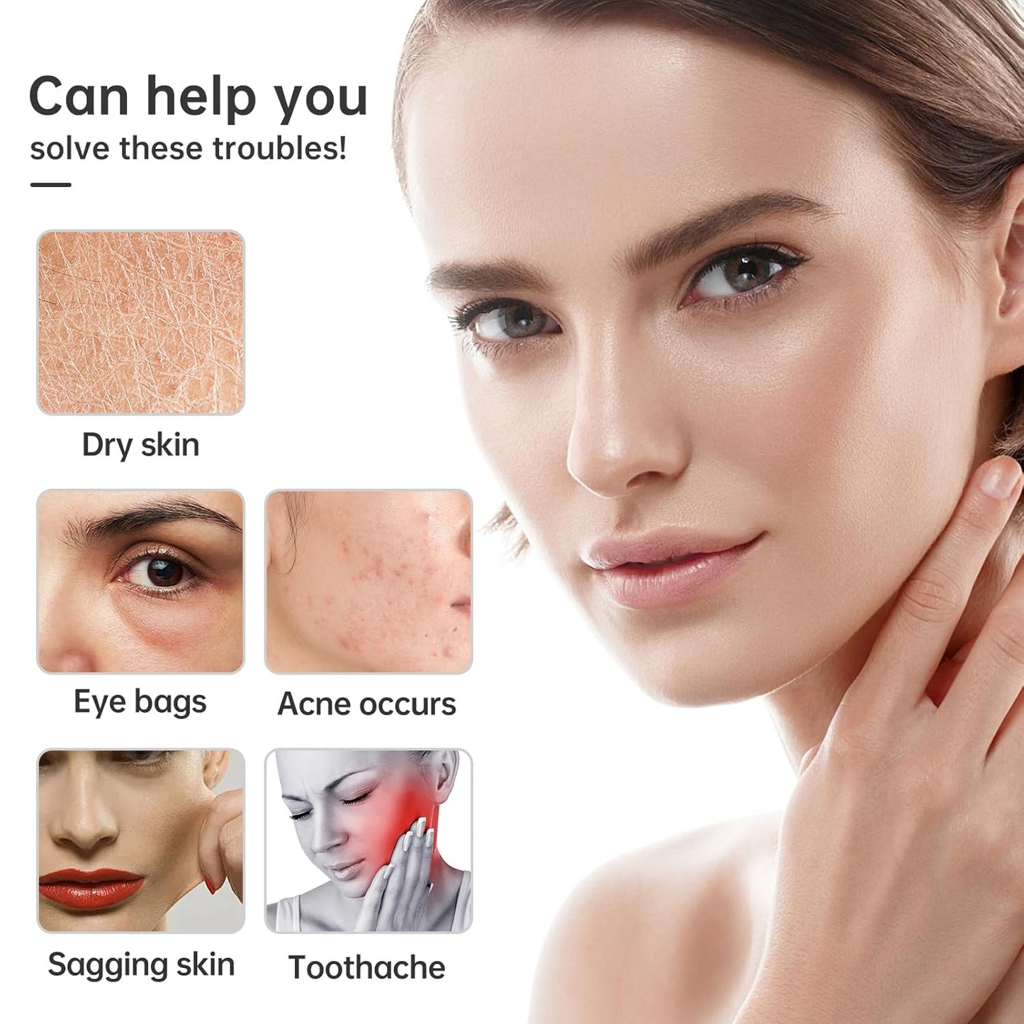 Ice Roller for Face and Eye, Ice Face Roller, Ice Roller Skin Care Tools Gifts for Women