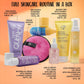 W7 Beauty Blast Skincare Secrets Set - Complete Full Size Skincare Routine