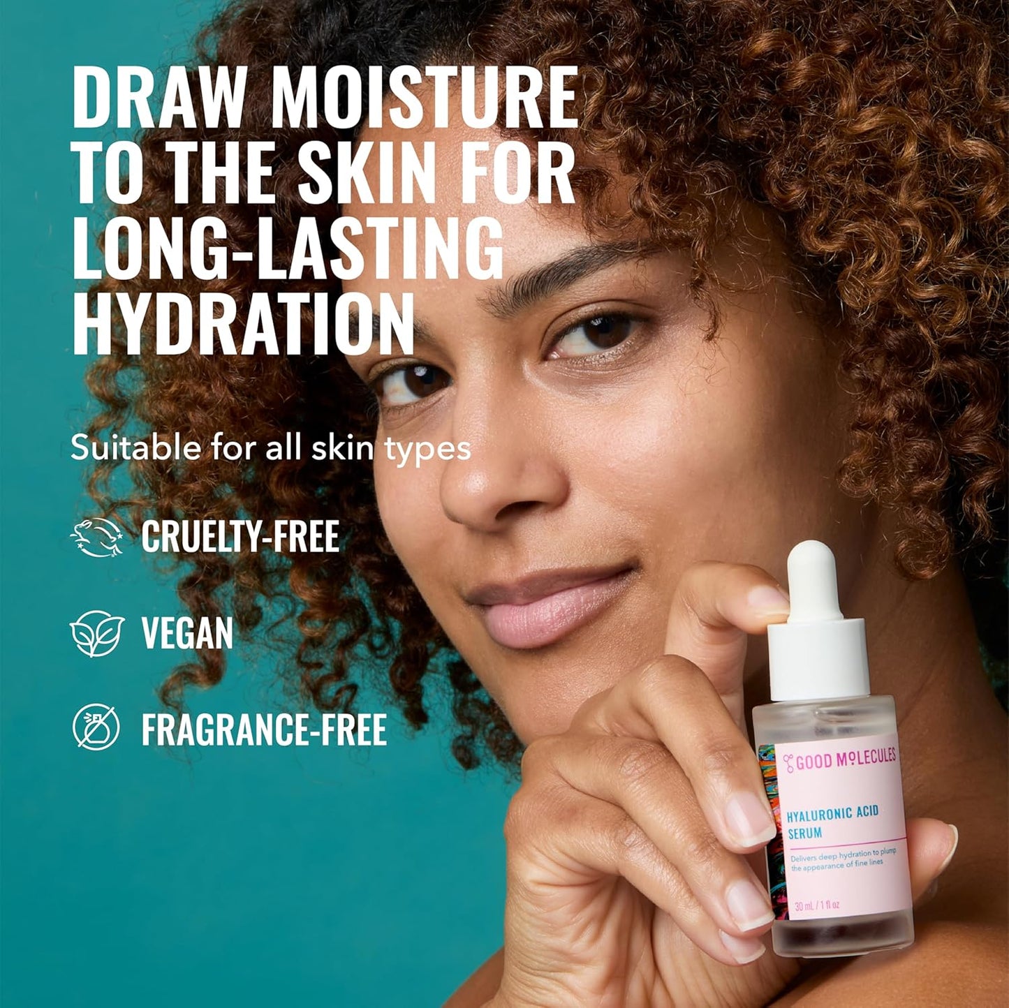 Good Molecules Hyaluronic Acid Serum - 1% Hyaluronic Acid