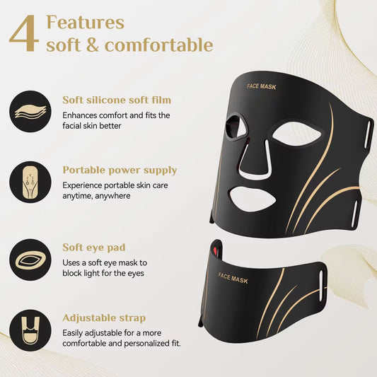 LED Light Therapy Face & Neck Mask